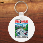 I Got My Gaba Gooled In New Jersey Funny Italian G Schlüsselanhänger (Vorderseite)