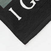 I Got That Dog In Me French Bulldog Smoking Beer M Fleecedecke (Ecke)