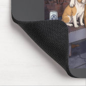 I Got That Dog In Me Funny French Bulldog Smoking Mousepad (Ecke)