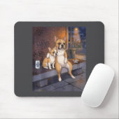 I Got That Dog In Me Funny French Bulldog Smoking Mousepad (Mit Mouse)