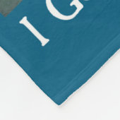 I Got That Dog In Me Funny Golden Doodle Smoking B Fleecedecke (Ecke)