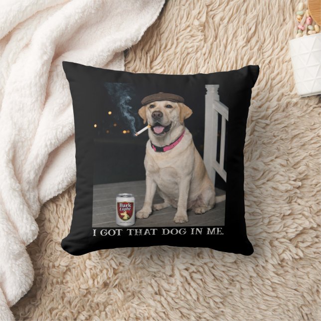 I Got That Dog In Me, Funny Labrador Retriever Pet Kissen (Decke)