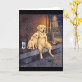 I Got That Dog In Me Funny Labrador Retriever Smok Karte (Gelbe Blume)