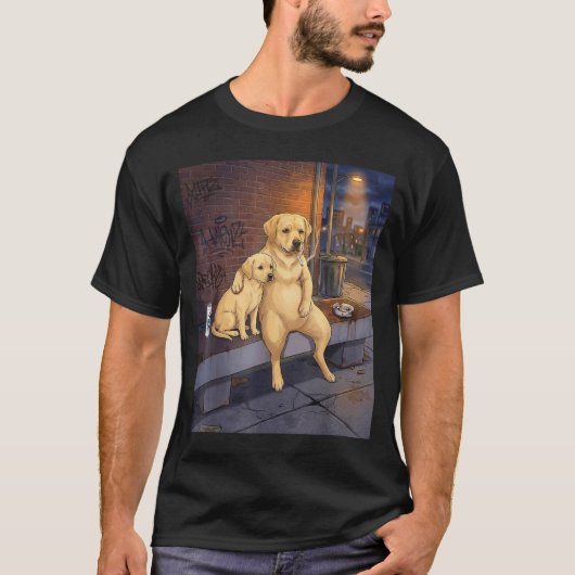 I Got That Dog In Me Funny Labrador Retriever Smok T-Shirt (Vorderseite)