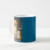 I Got That Dog In Me Funny Retriever Smoking Beer  Kaffeetasse (Vorderseite Links)