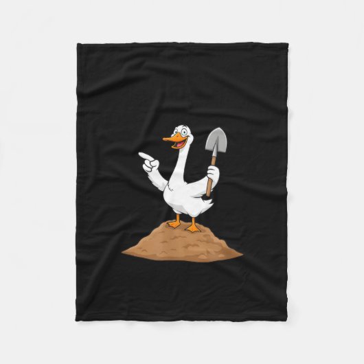 I Got You, A Shovel, Since You're Always Digging H Fleecedecke (Vorderseite)