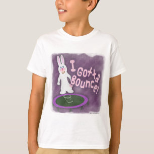I Gotta Bounce Funny Rabbit Trampolin Cartoon T-Shirt