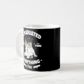 I Graduate Class 2023 Black Cat Graduati Kaffeetasse (Vorderseite Links)