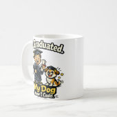 I Graduated My Dog Knew I Could Funny Mug Kaffeetasse (Vorderseite Links)