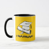 I Grajumated Funny Abschluss Tasse (Links)