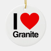 i Granit aus Liebe Keramikornament (Vorne)