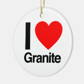 i Granit aus Liebe Keramikornament (Links)