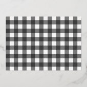 I GRILLEN Engagement Party Gold Folieneinladung (Rückseite)