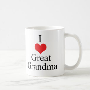 I große Großmutter der Liebe-(Herz) Kaffeetasse
