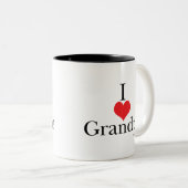 I Großvater der Liebe-(Herz) Zweifarbige Tasse (VorderseiteRechts)