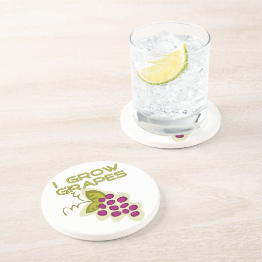 I Grow Grapes Untersetzer (Seite)