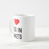 I Gs In Blankets I Love Gs In Blankets I He Kaffeetasse (Vorderseite Links)