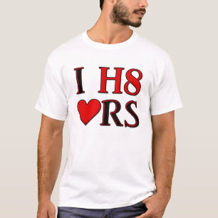I H8 Herz Funny Shirt