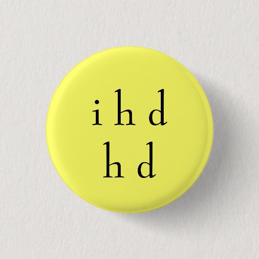 I h AVW d Button (Vorderseite)