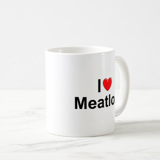 I Hackbraten der Liebe-(Herz) Kaffeetasse (VorderseiteRechts)