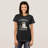 I Had My Patience Tested I'm Negative   Cat Sarcas T-Shirt (Vorne ganz)