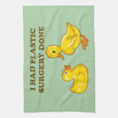 I Had Plastic Surgery Done Handtuch (Vertikal)