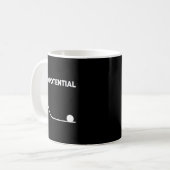 I Had Potential T-shirt.png Kaffeetasse (Vorderseite Links)