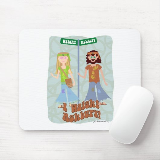 I Haight Ashbury Mousepad (Mit Mouse)