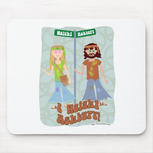 I Haight Ashbury Mousepad (Vorne)