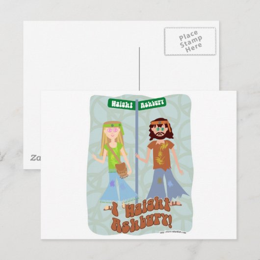 I Haight Ashbury Postkarte (Vorne/Hinten)