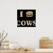 I Hamburger Kühe Poster (Küche)