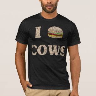 I Hamburger-Kühe T-Shirt