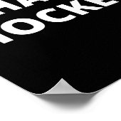 I Hasse Hockey Poster (Ecke)