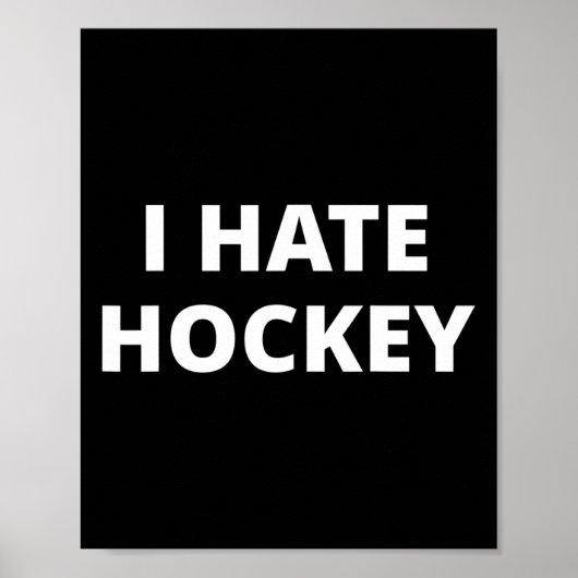 I Hasse Hockey Poster (Vorne)