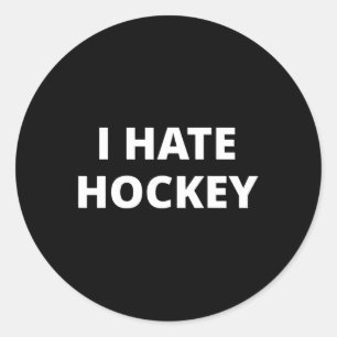 I Hasse Hockey Runder Aufkleber