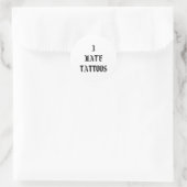 I Hasse Tattoos _1 Runder Aufkleber (Tasche)