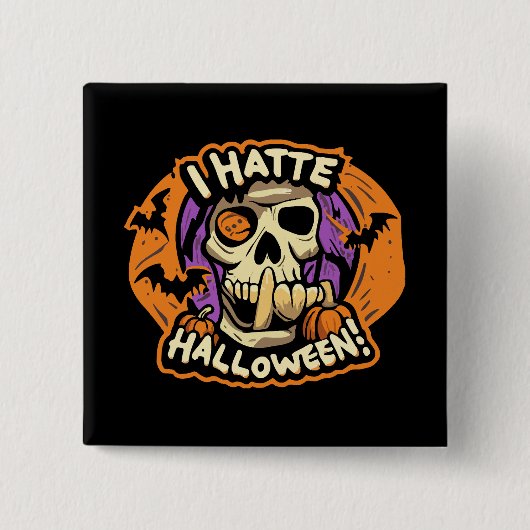 i Hassehalloween Button (Vorderseite)