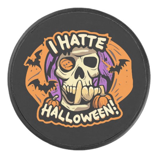 i Hassehalloween Eishockey Puck (Vorderseite)