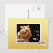 I hat ein karot postkarte (Vorne/Hinten)