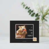 I hat ein karot postkarte (Stehend Vorderseite)