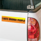 I HAT ORANGE PEOPLE AUTOAUFKLEBER (Auf Lkw)