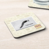 I hat Schnee Getränkeuntersetzer (Linke Seite)