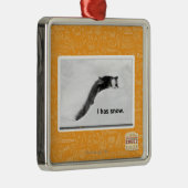 I hat Schnee Ornament Aus Metall (Rechts)