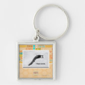 I hat Schnee Schlüsselanhänger (Vorne)