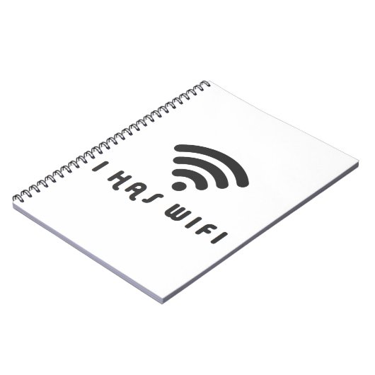 I HAT WIFI-INTERNET NOTIZBLOCK (Linke Seite)