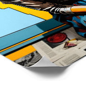 "I Hate AI Art. 1 Poster (Ecke)