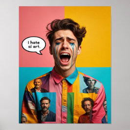 "I Hate AI Art. 2 Poster