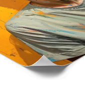 "I Hate AI Art. 5 Poster (Ecke)