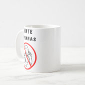 I Hate Bananas Kaffeetasse (Vorderseite Links)