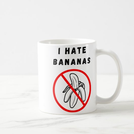 I Hate Bananas Kaffeetasse (Rechts)